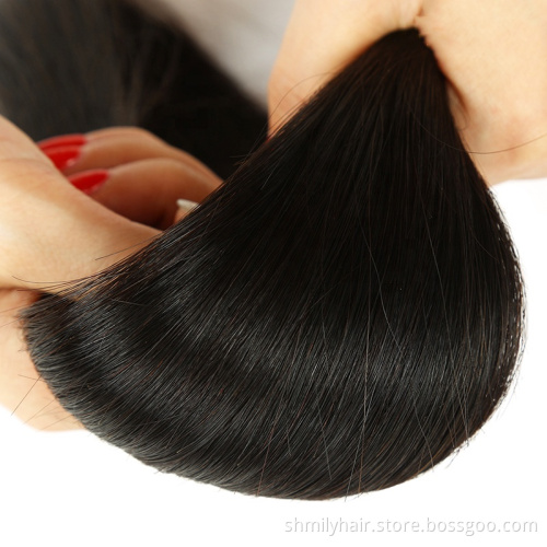 Wholesale Raw Virgin Cuticle Aligned Brazilian Hair Bundles Vendors Straight Silky Weave Hair Weft Human Hair Extension